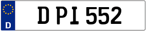 Truck License Plate